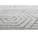 Mazey 120 X 96 inch Grey Indoor Hand-Loomed Rug, Hand-Loomed